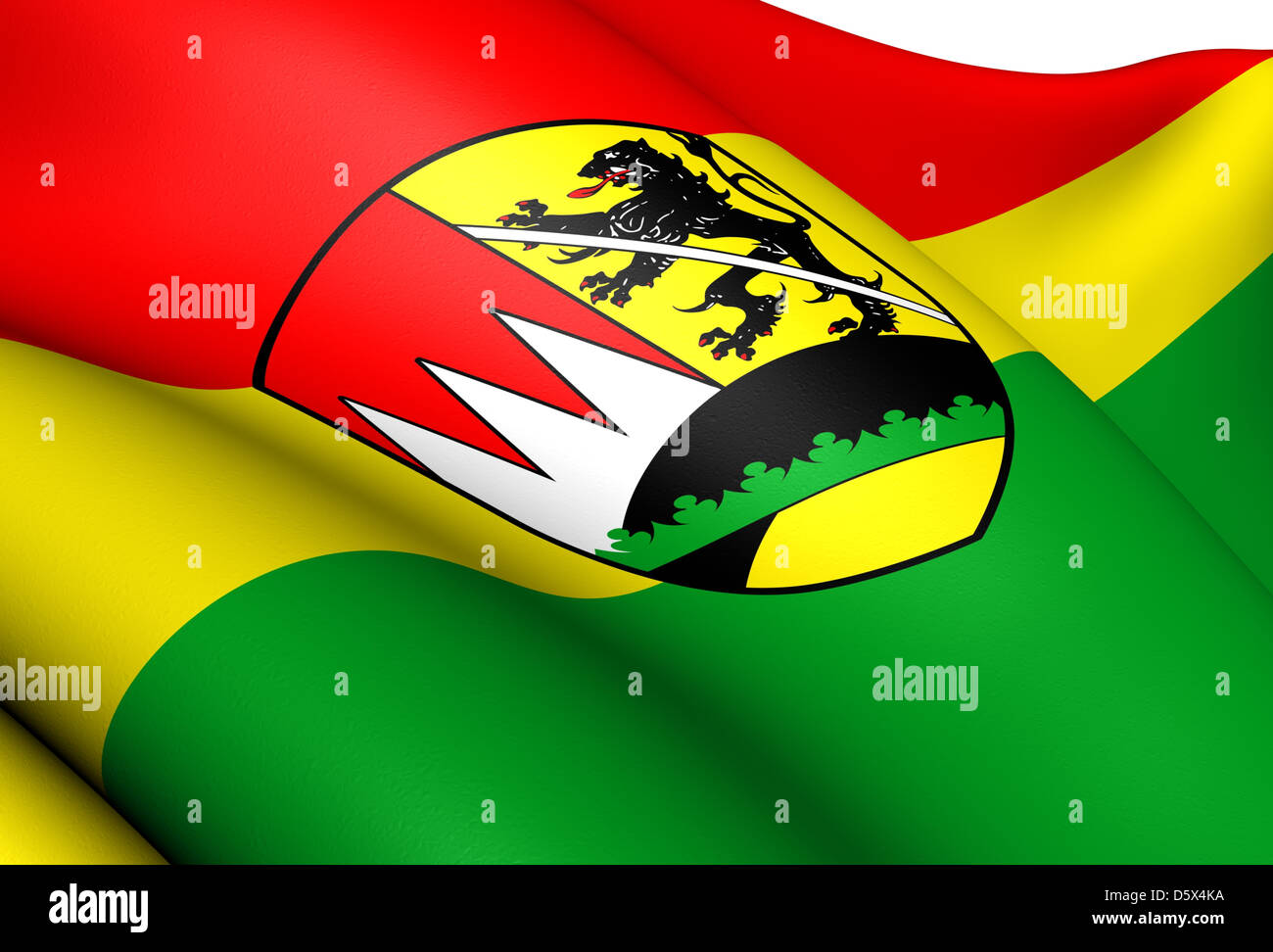 Fahne / Flagge Landkreis Hassberge – 90 X 150 Cm, Wetterfest & UV-beständig