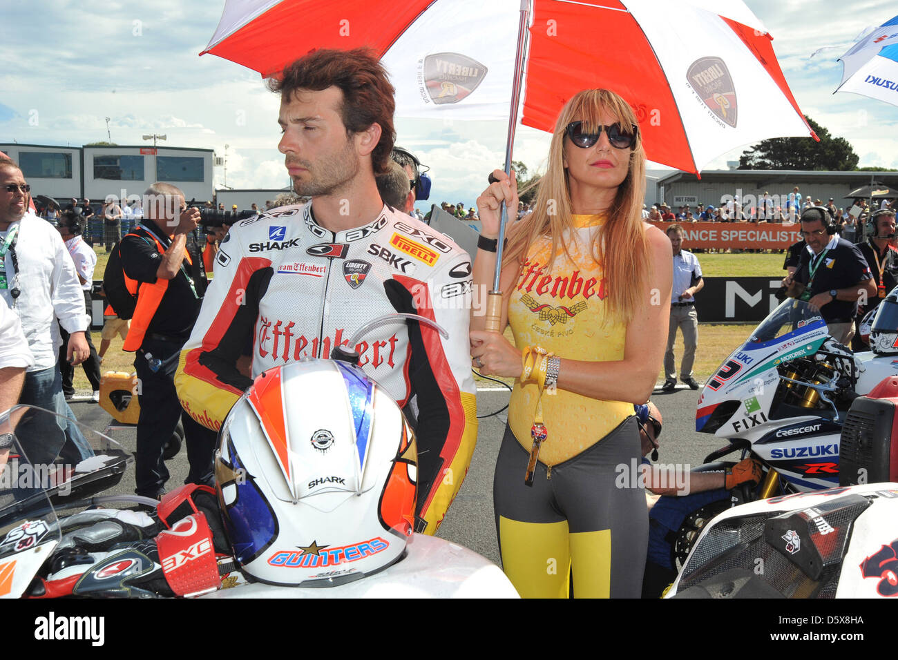 2012 World Superbike Rennen Phillip Island, Australien - 26.02.12 Stockfoto