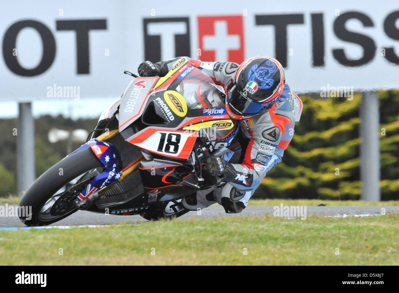 2012 World Superbike Rennen Phillip Island, Australien - 26.02.12 Stockfoto