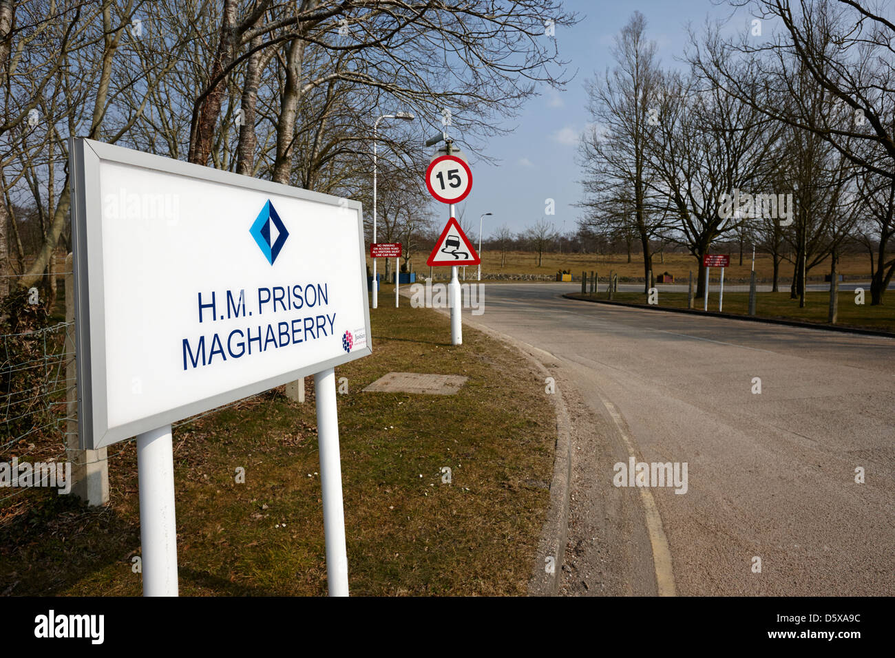 HMP hm Gefängnis Maghaberry Grafschaft Antrim Nordirland Vereinigtes Königreich Stockfoto