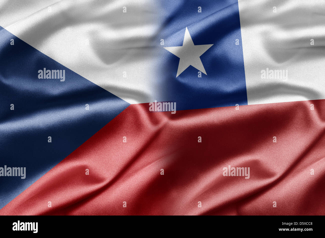 Tschechischen Republik und in Chile Stockfoto