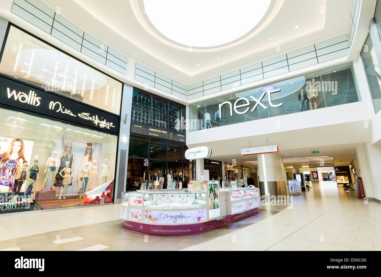 Eldon Square Shopping Center in Newcastle Upon Tyne Stockfoto