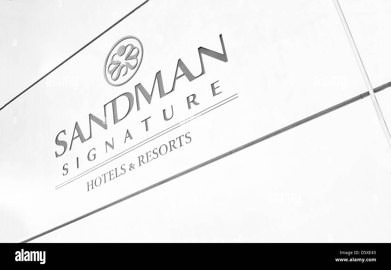 Sandman Signature Hotel in Newcastle Upon Tyne. Stockfoto