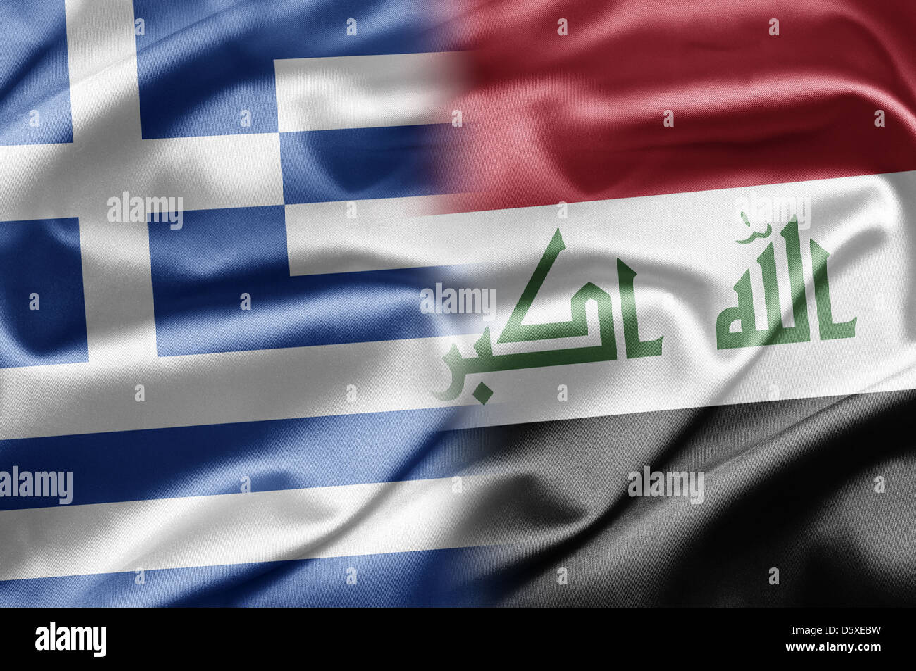 Griechenland irak flagge -Fotos und -Bildmaterial in hoher