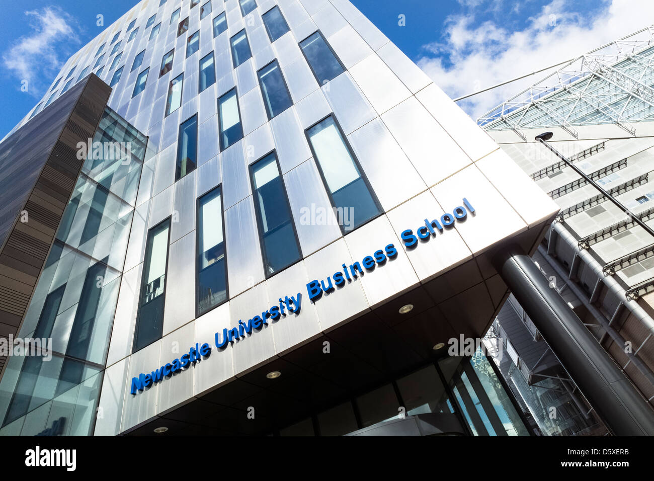 Newcastle University Business School. Stockfoto