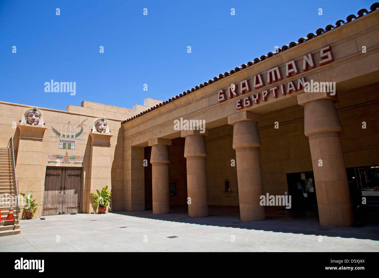 Graumans Egyptian Theatre, Hollywood Blvd, Los Angeles, Kalifornien, USA Stockfoto
