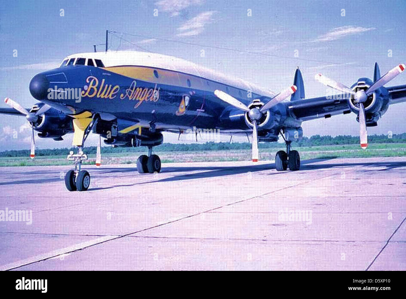 Lockheed "Konstellation" von der "blaue Engel". Stockfoto