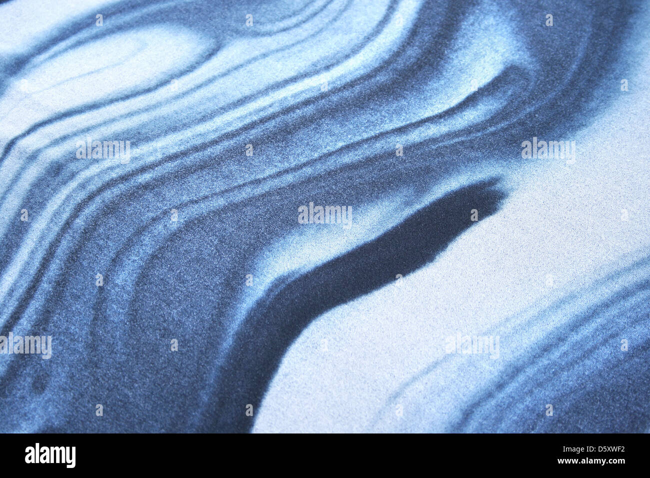 Blauen Stoff als Hintergrund. Stockfoto