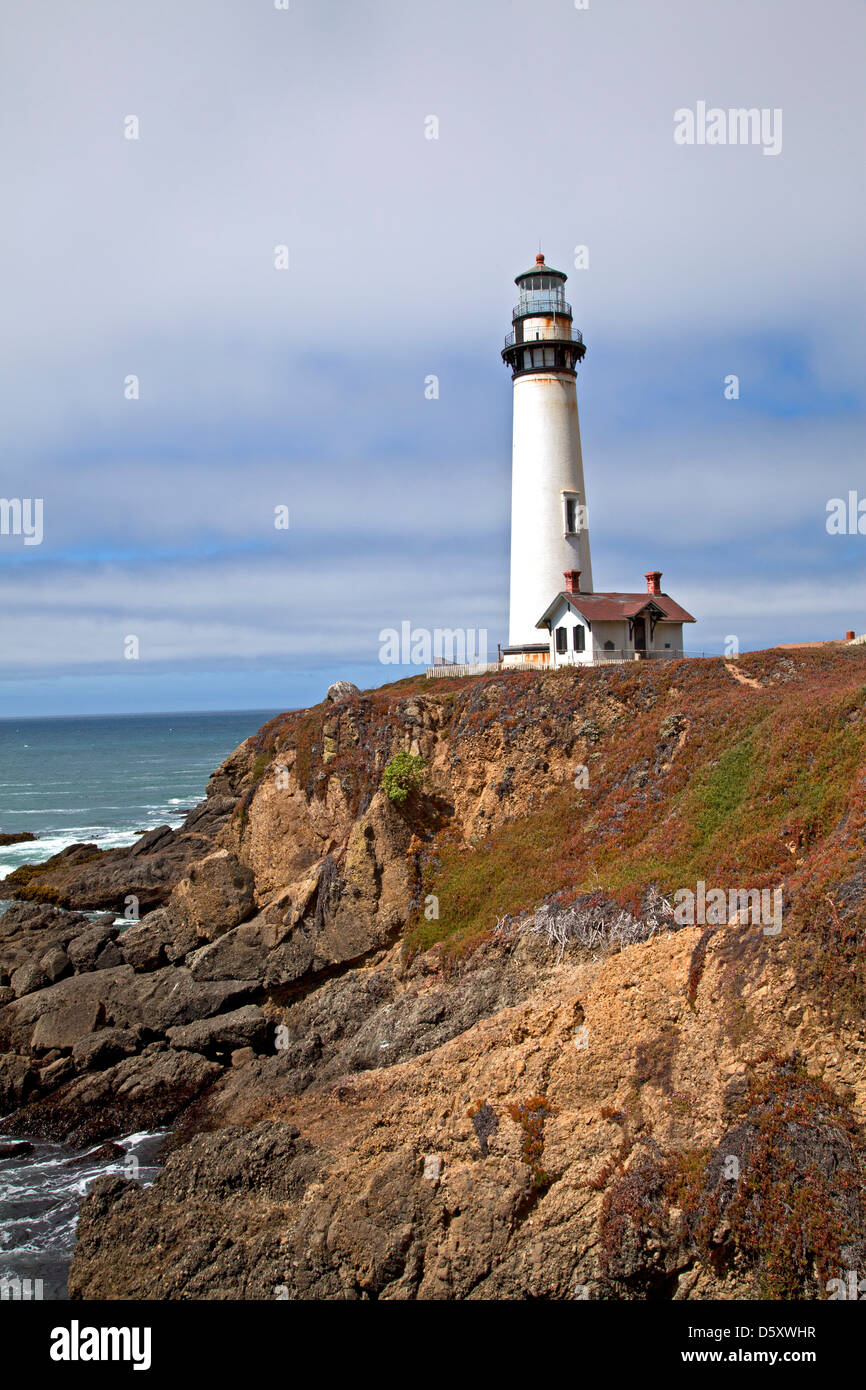 Pigeon Point Lighthouse, San Mateo County, Kalifornien Stockfoto