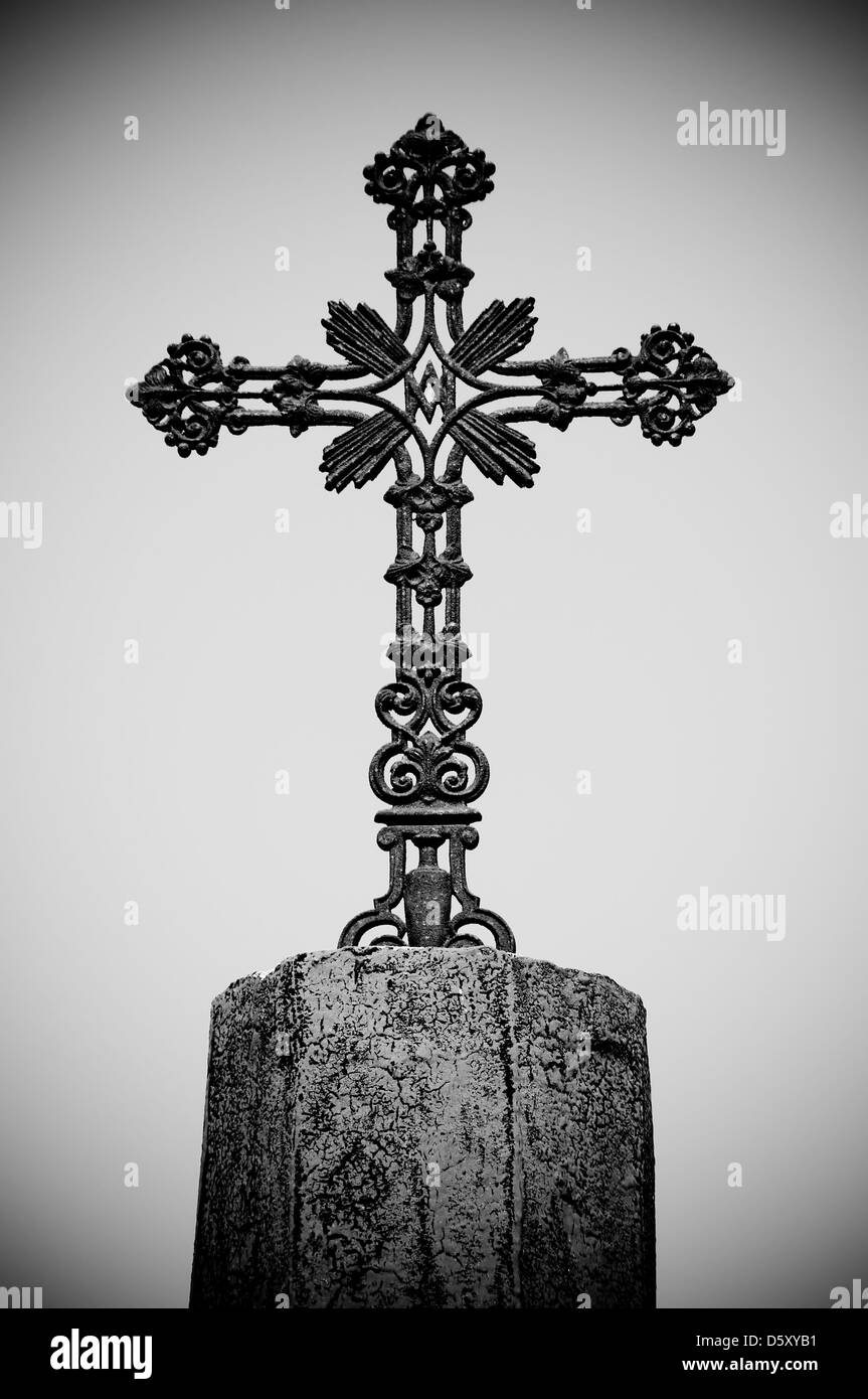 Metall-Kreuz Stockfoto