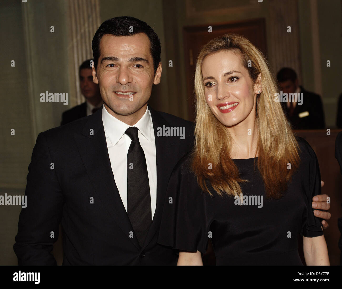 Erol Sander und Frau Caroline bei Gala Spa Awards im Brenners Park-Hotel. Baden-Baden, Deutschland-19.03.2011 Stockfoto