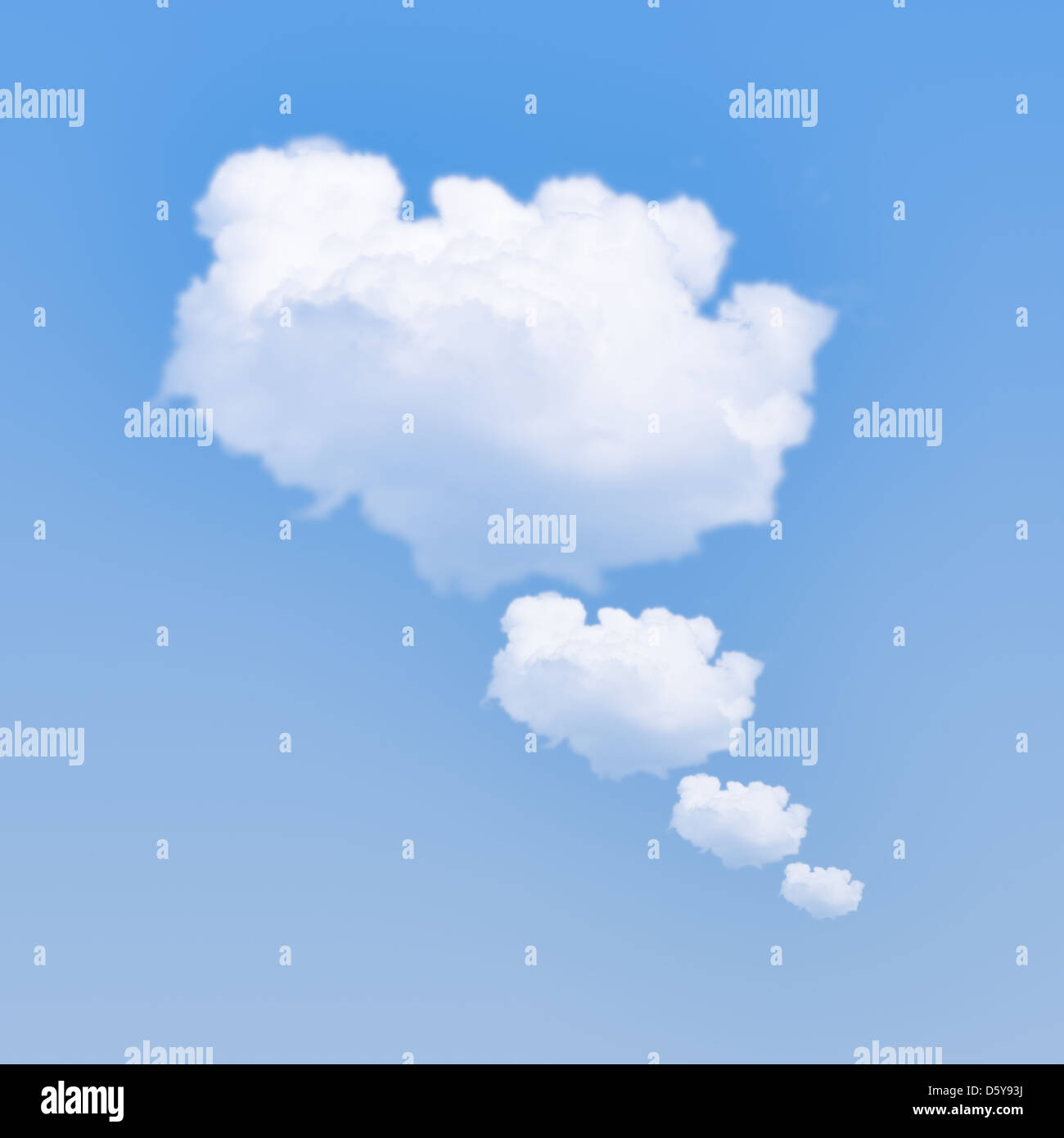 Cloud-Blase Stockfoto