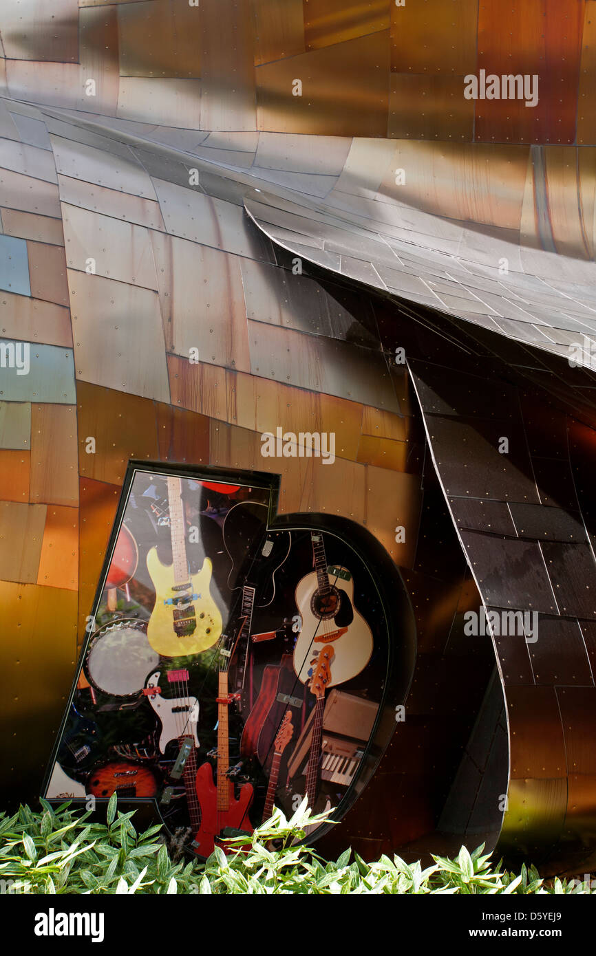 Das Experience Music Project Museum. Seattle. USA Stockfoto