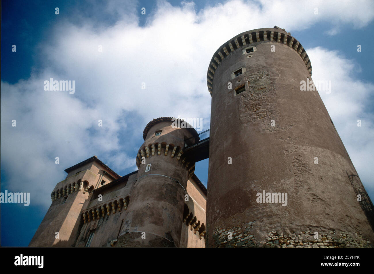 Saint Severa, Burg, Latium, Italien Stockfoto