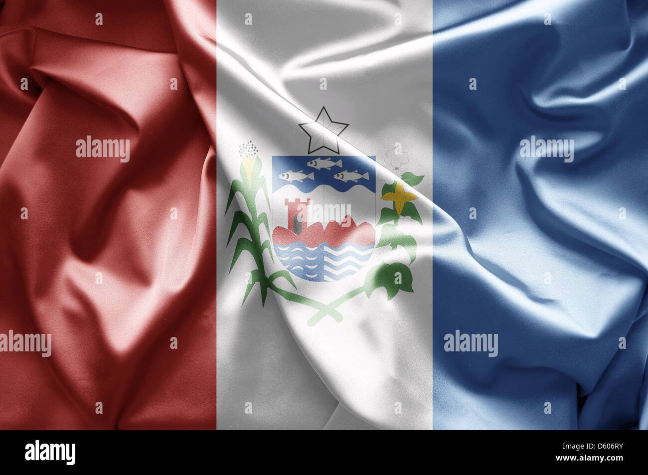 Flagge von Alagoas Stockfoto