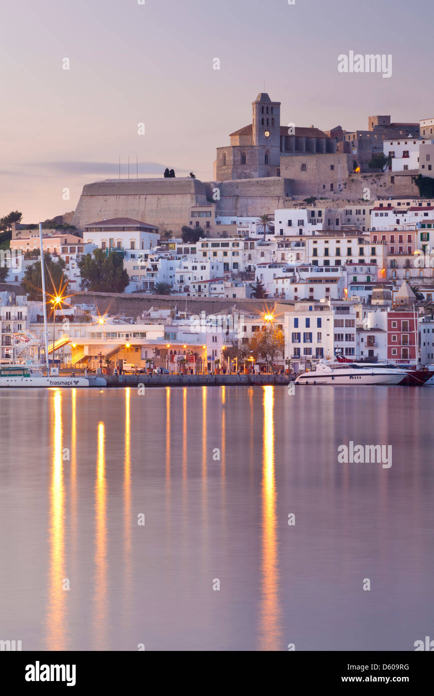 Hauptstadt Eivissa, Ibiza, Illes Balears, Spanien Stockfoto