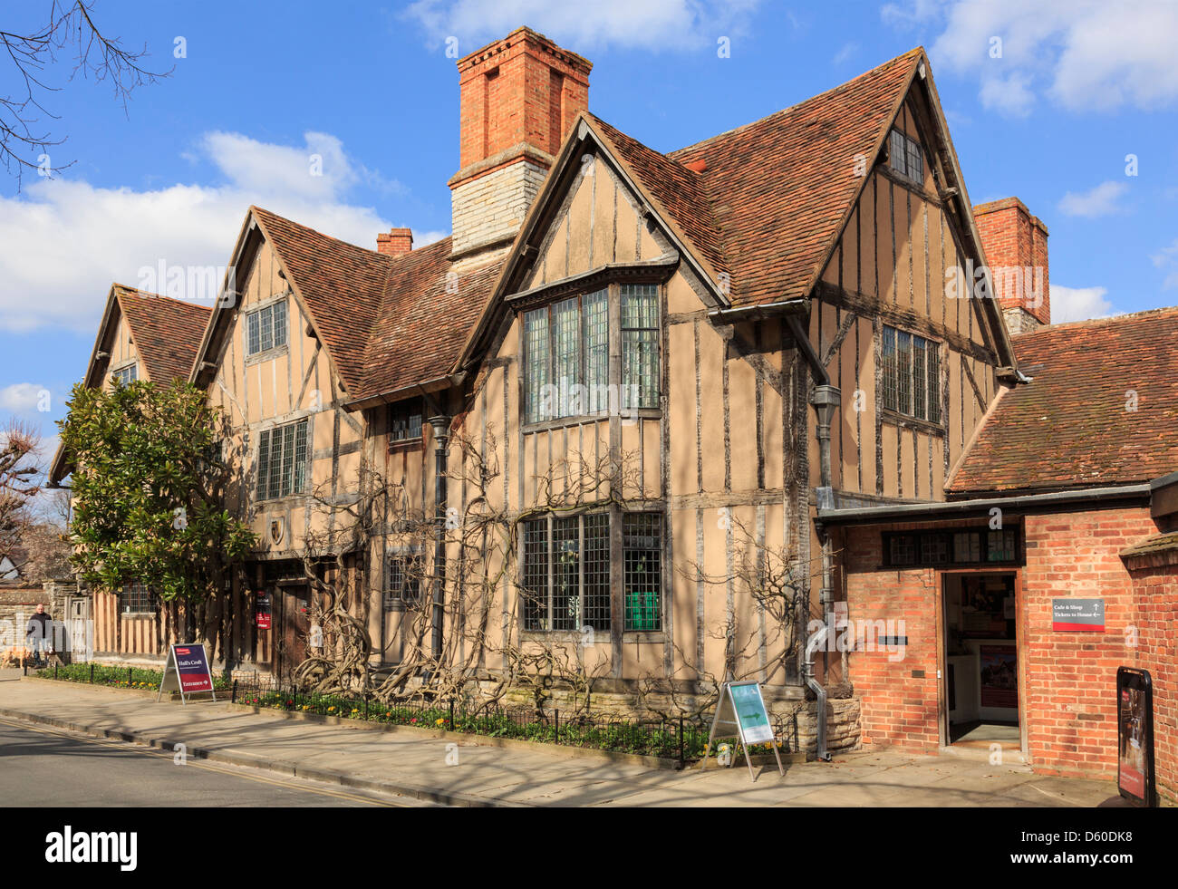 Halls Croft (1613) Haus von Shakespeares Tochter Susanna Hall im alten Stadt-upon-Avon Warwickshire England UK Stockfoto
