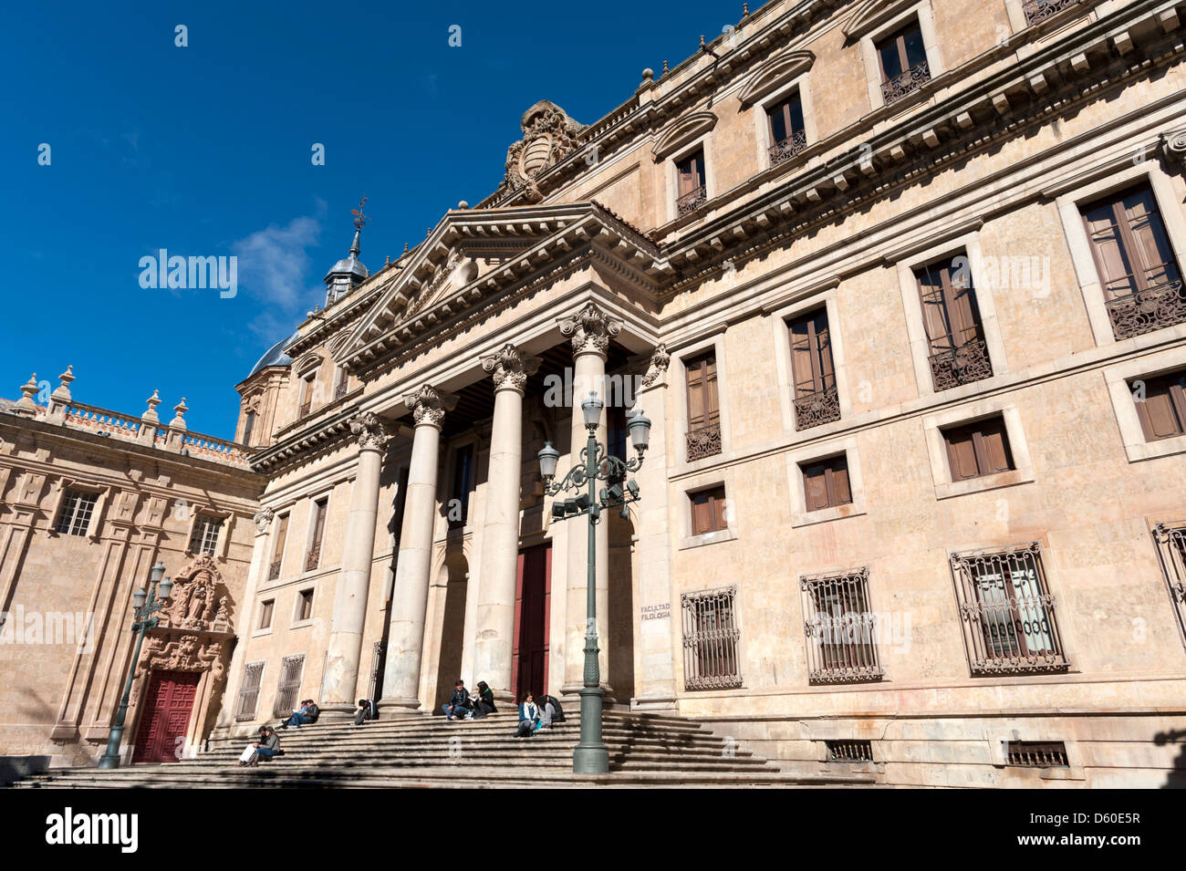 Palacio de Anaya, eines der Gebäude der Universität Salamanca, Spanien Stockfoto