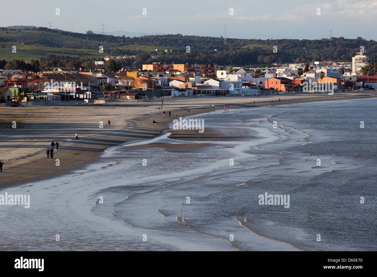 Strand Playa del Rinconcillo in Algeciras, Andalusien Spanien Stockfoto