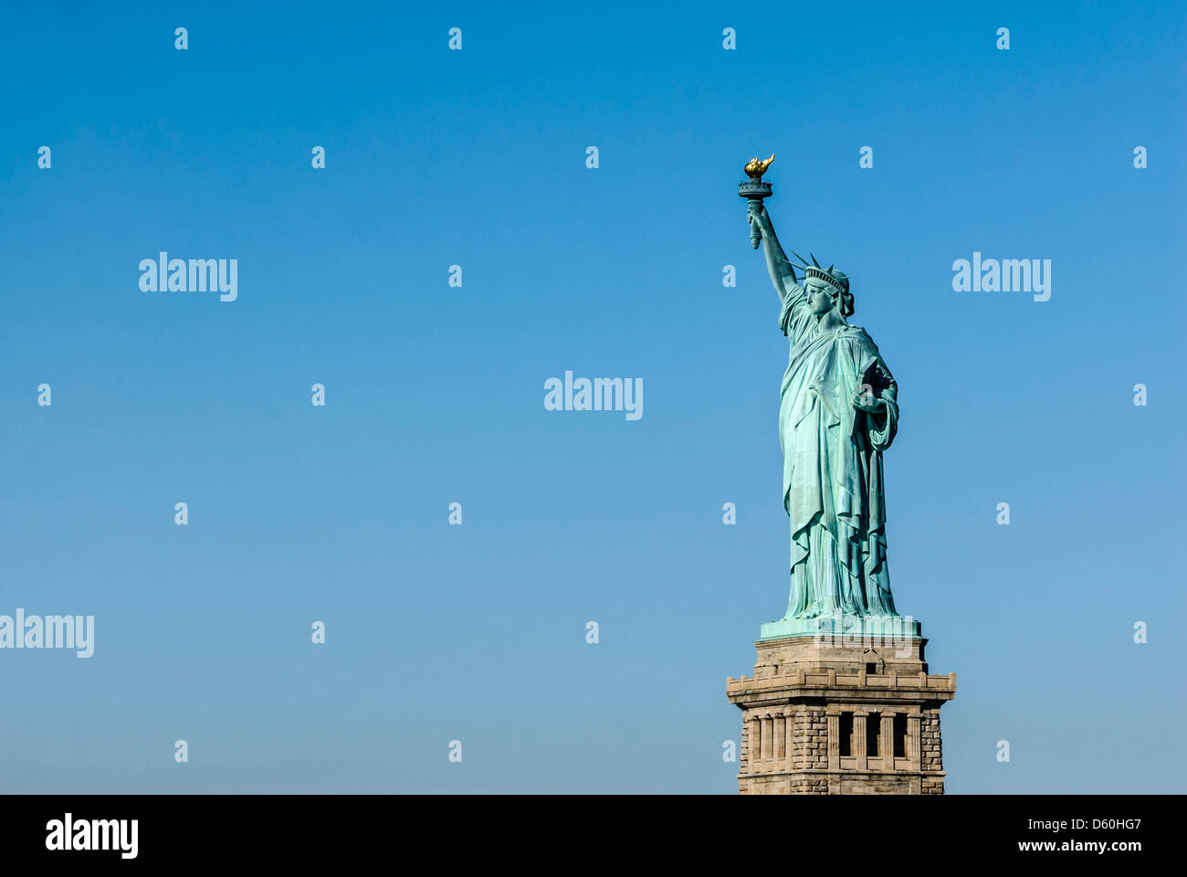 Statue of Liberty, Liberty Island, New York City, New York, Vereinigte Staaten von Amerika, USA Stockfoto
