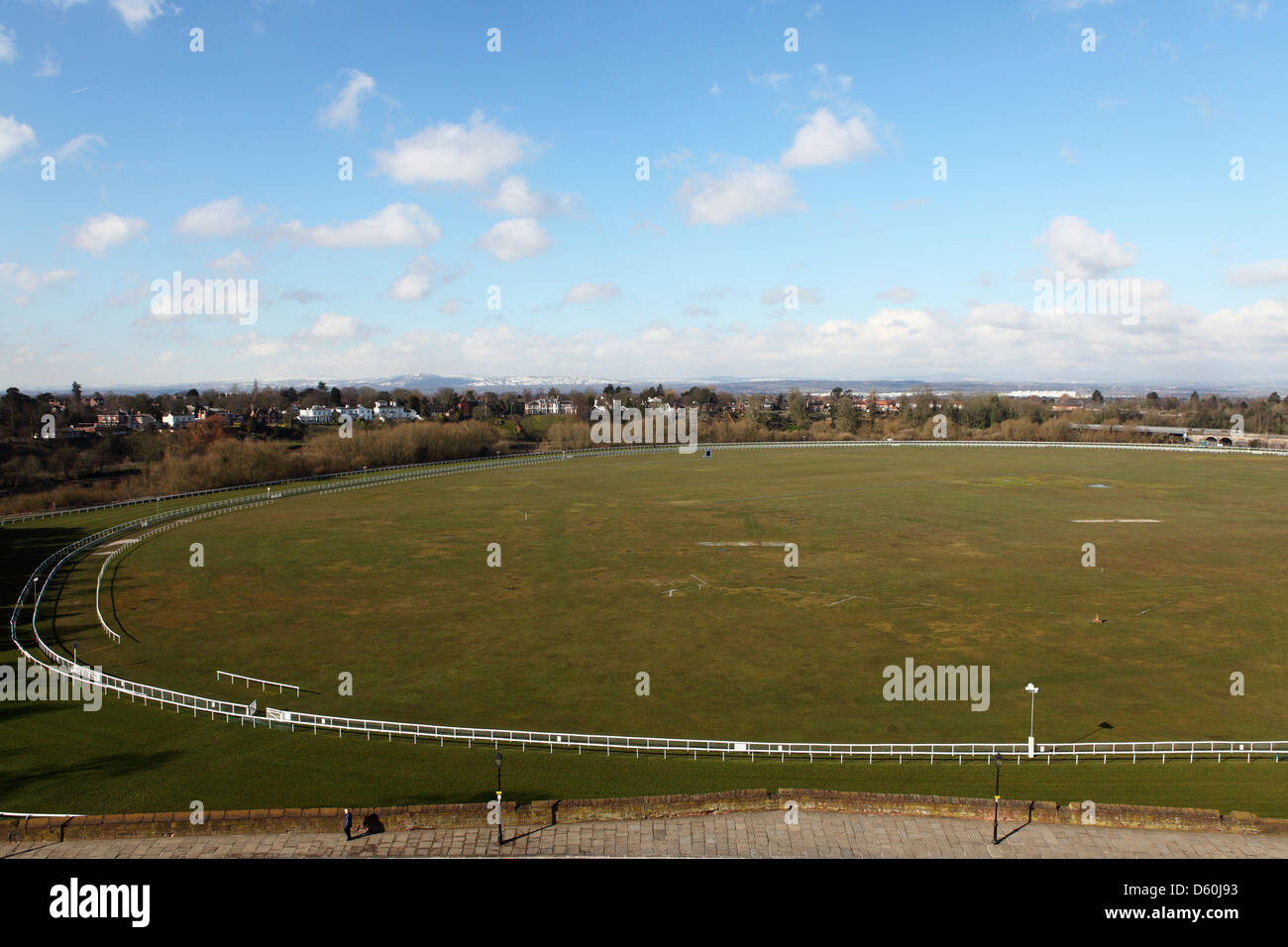 Chester Racecourse in England. Stockfoto