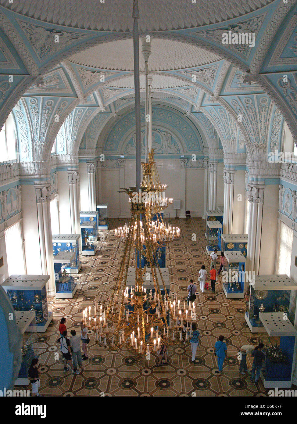 Alexander Hall der Eremitage, Sankt Petersburg Stockfoto
