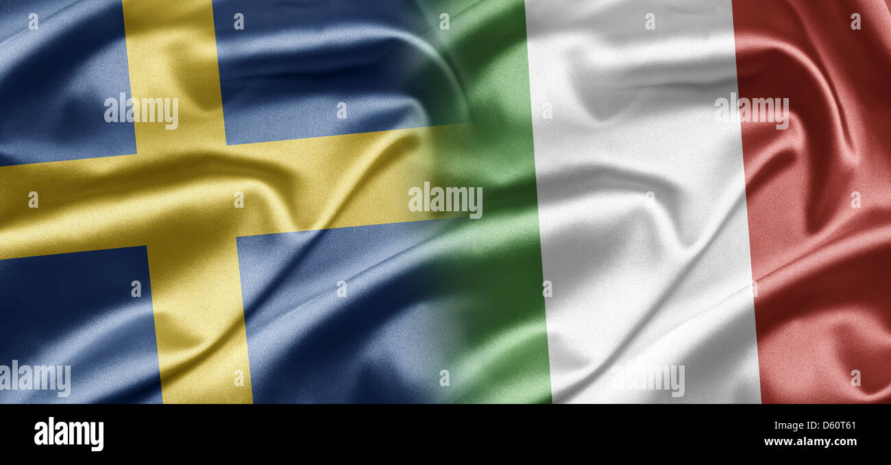 Schweden und Italien Stockfoto