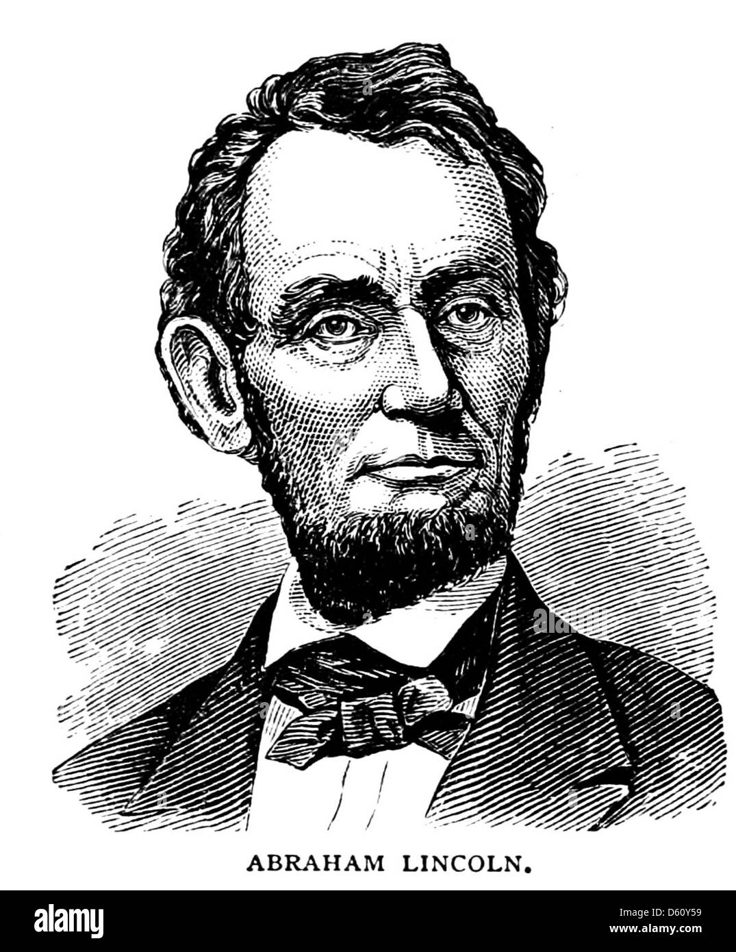 Dieses Geschichtsbuch aus dem Jahr 1872 bietet einen kurzen Überblick über die Vereinigten Staaten und beleuchtet wichtige Ereignisse, Zahlen und Entwicklungen, einschließlich der Präsidentschaft von Abraham Lincoln. Es bietet einen informativen Einblick in die politische und soziale Landschaft Amerikas im 19. Jahrhundert. Stockfoto