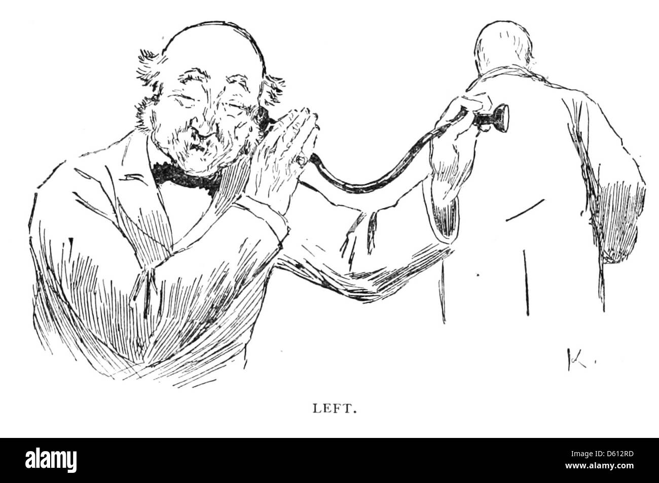 Dieses Bild zeigt wahrscheinlich die Erfahrung eines Franzosen in Amerika, möglicherweise durch einen Reisebericht oder eine Reihe von Illustrationen. Es spiegelt den kulturellen Austausch und die einzigartigen Perspektiven wider, die die frühen amerikanischen Ansichten europäischer Reisende geprägt haben. Stockfoto