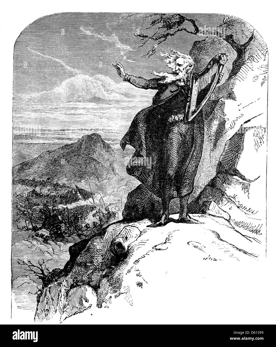 Eine Performance-Veranstaltung mit dem Titel „A Festival of Song“, bei der Werke bekannter englischer Dichter aus dem Jahr 1876 gezeigt werden. Der Titel schlägt musikalische Interpretationen vor, möglicherweise mit einer Leier oder anderen klassischen Instrumenten, die die Beiträge der Dichter zur englischen Literaturtradition zelebrieren. Stockfoto