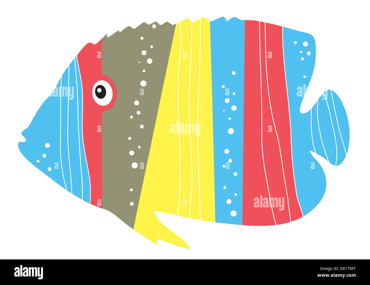 abstrakte Fisch Stockfoto