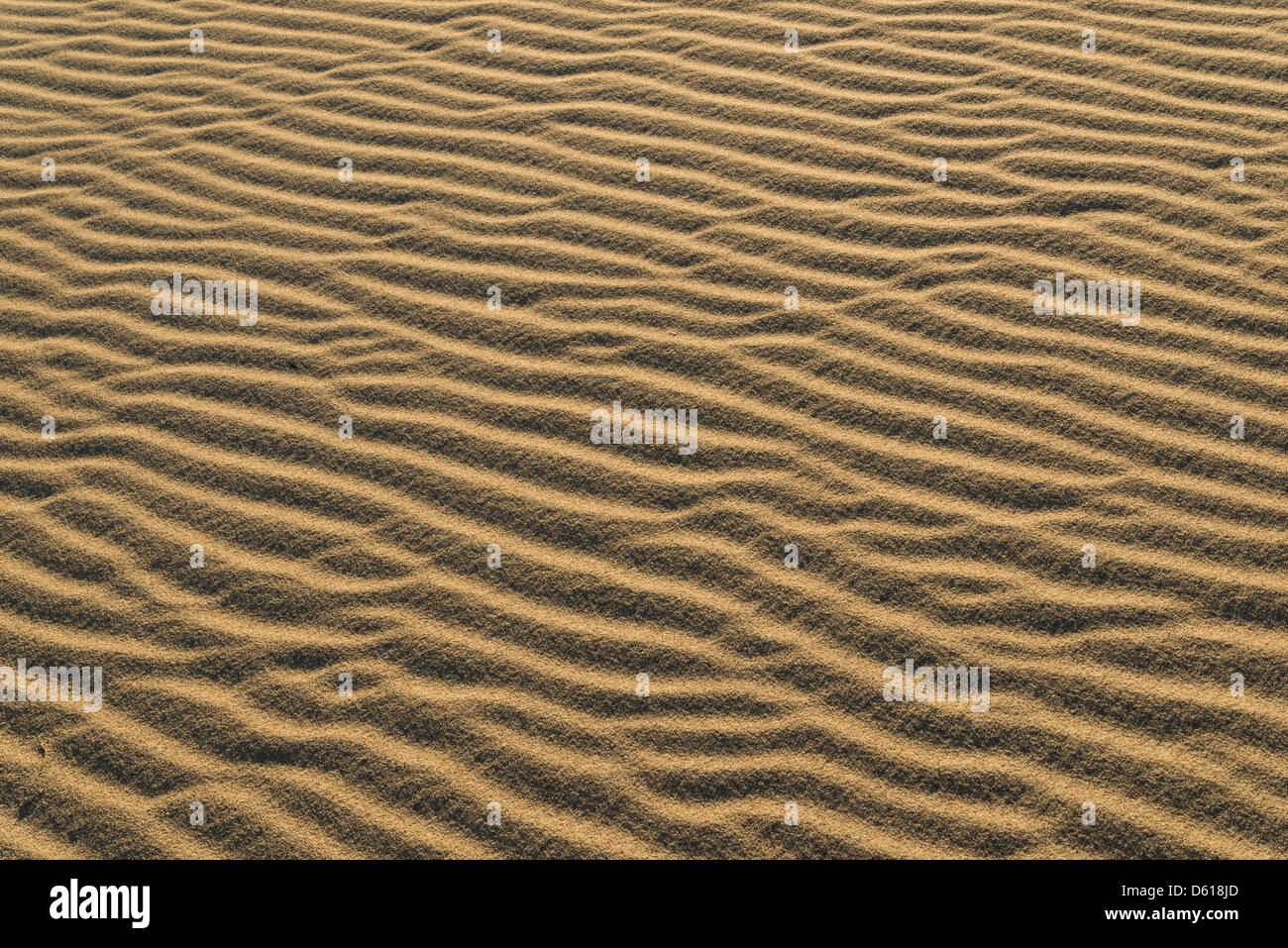 Plätschernden Sanddünen in Eureka Dünen des Death Valley National Park. Stockfoto