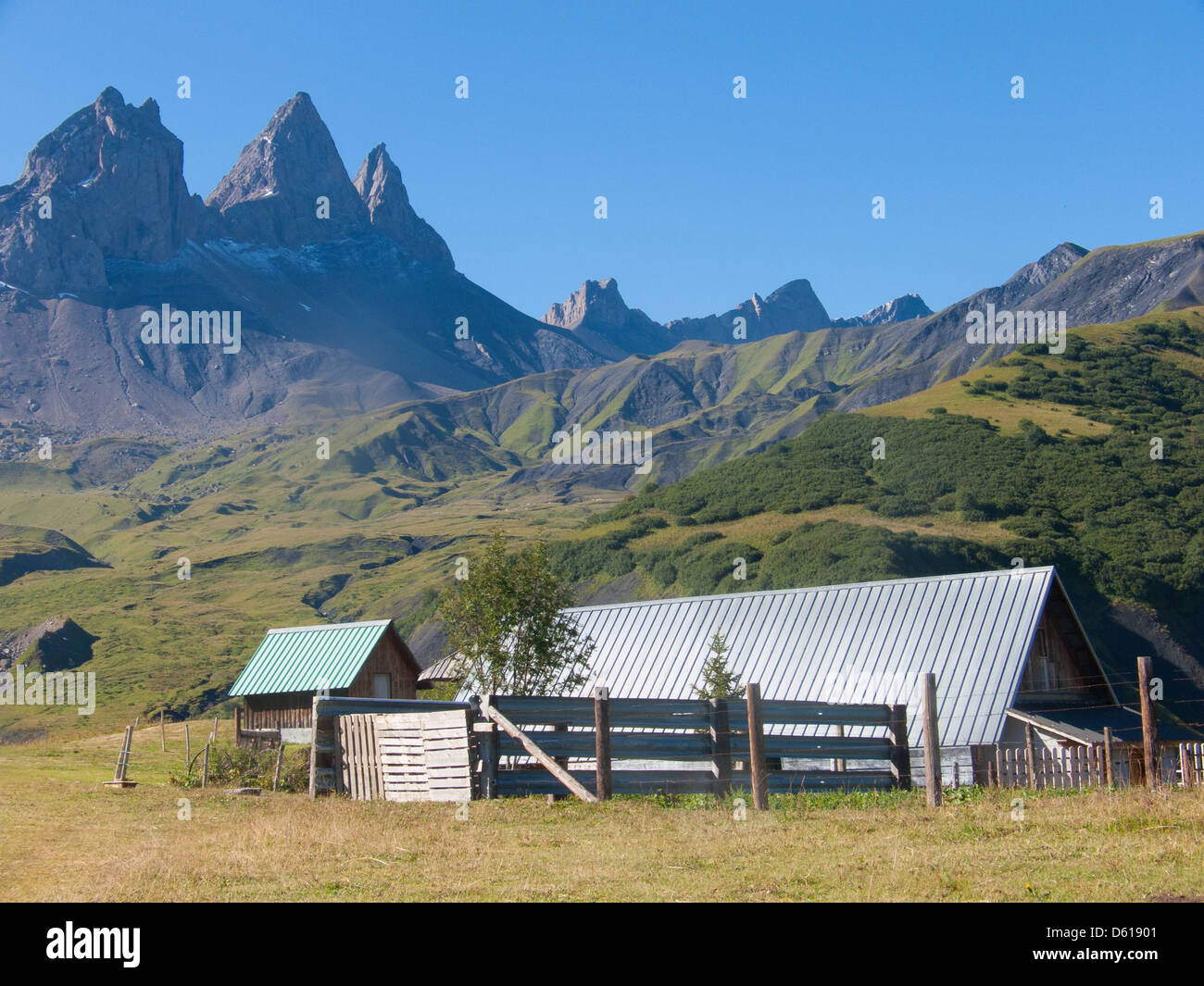 Aiguilles D´Arves, Savoie, Rhône-Alpes, Frankreich Stockfoto