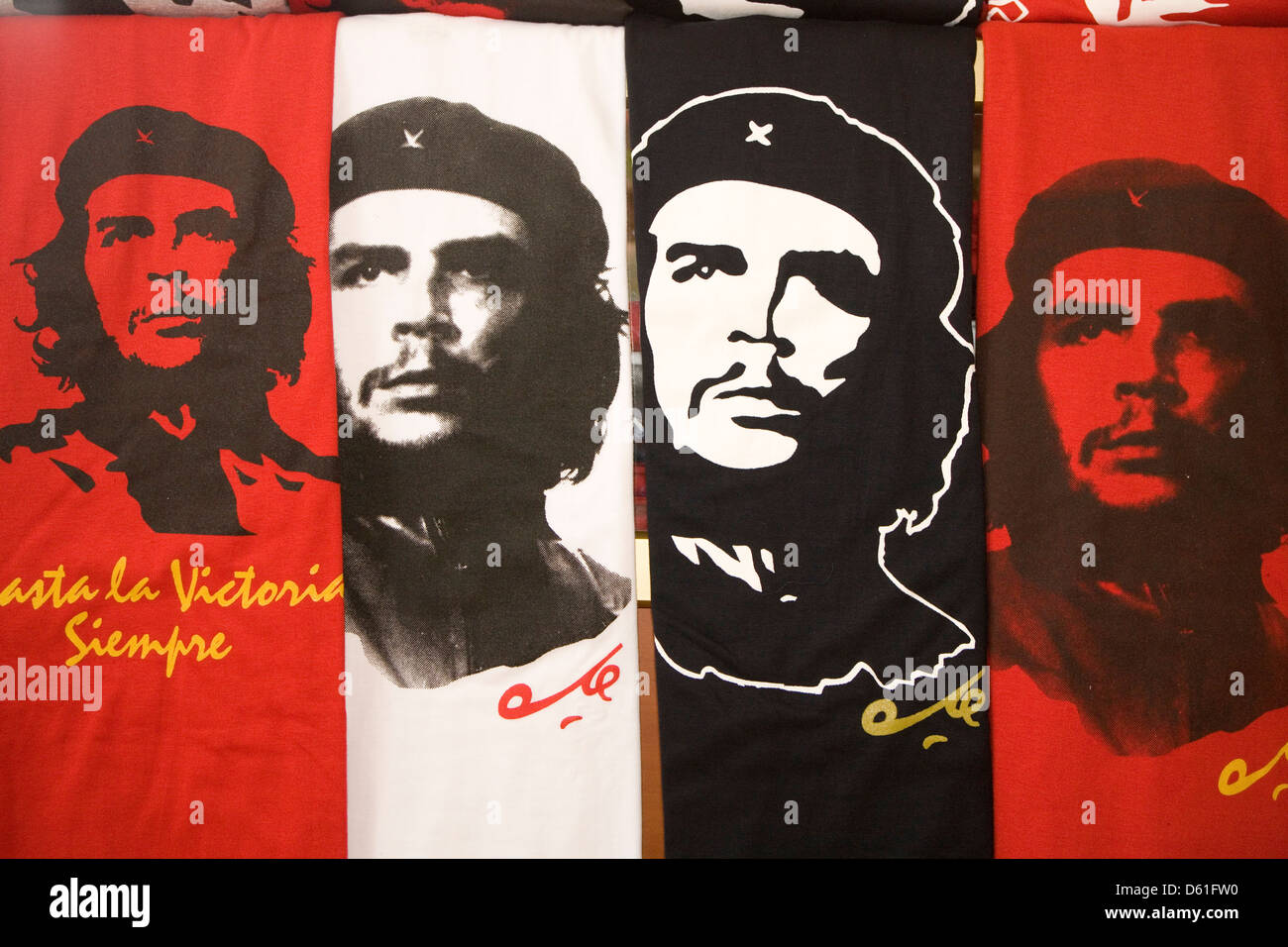 Kuba: Revolutionäre Souvenir Erinnerungsstücke / Che Guevara Stockfoto