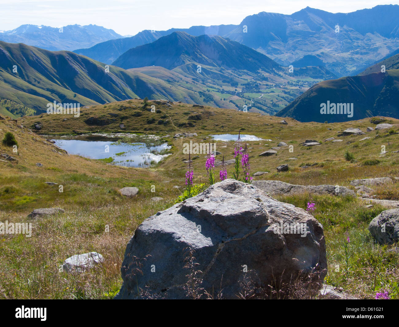 Col de la Croix de Fer, Savoie, Frankreich Stockfoto