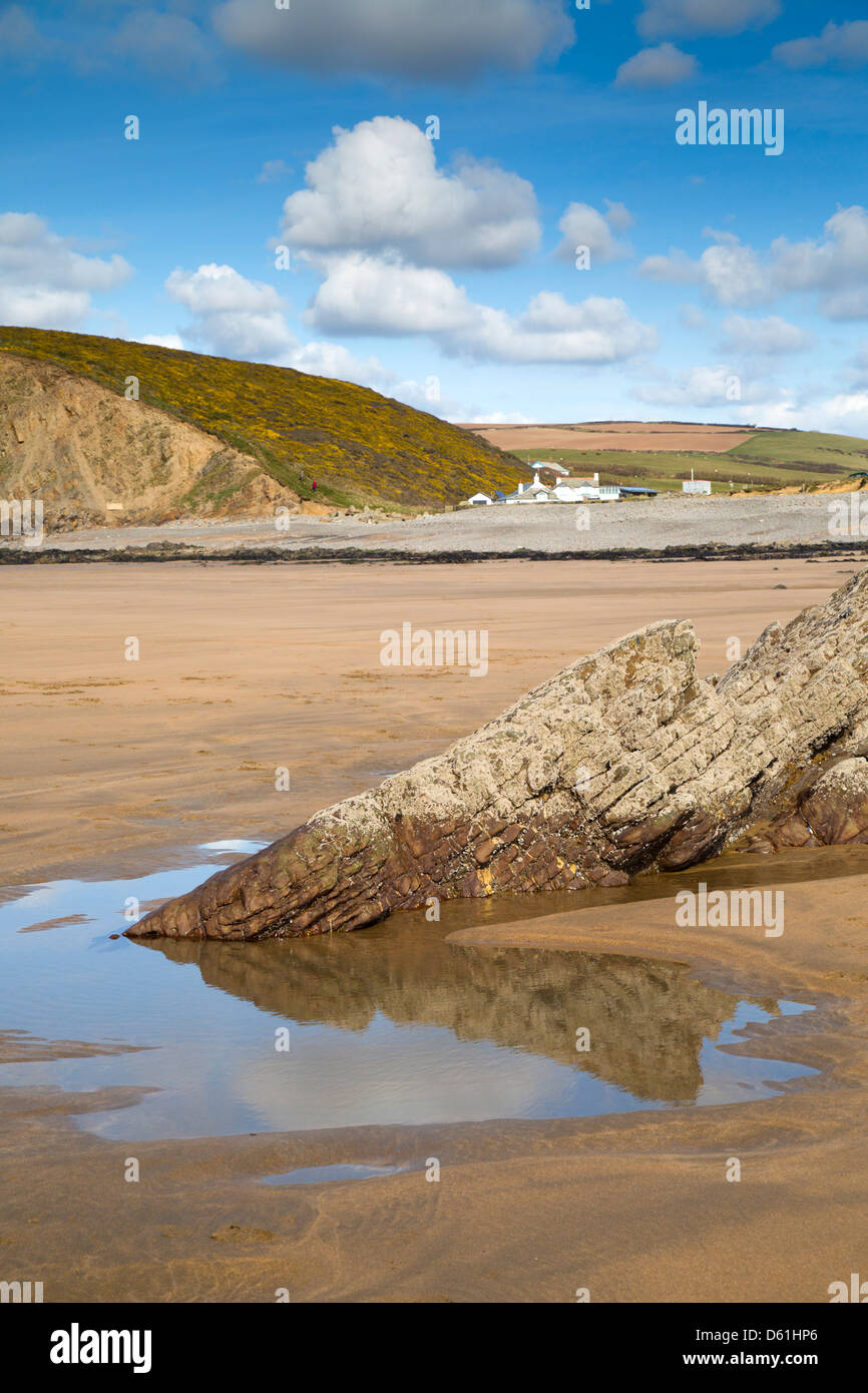 Strand; In der Nähe von Flexbury; Bude; Cornwall; UK Stockfoto