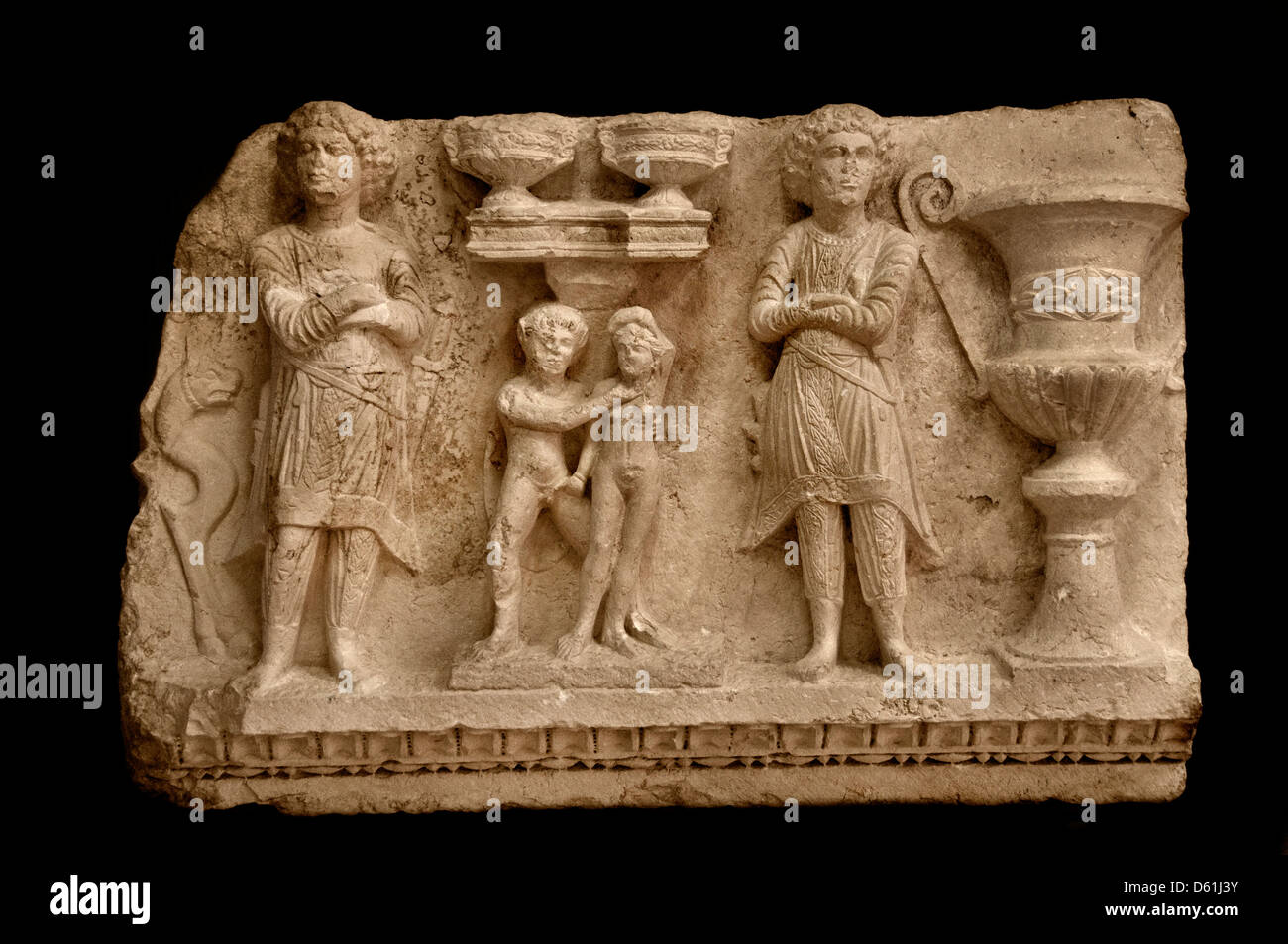 2 Cent Palmyra Syrien syrische Museum Archäologie Stockfoto