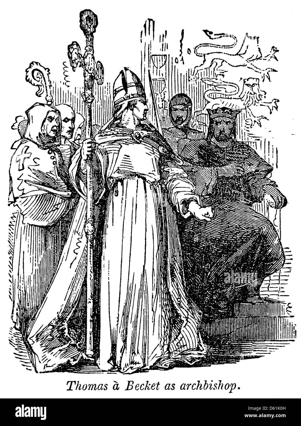 Diese 1854 entstandene Illustration aus „A Pictorial History of England ...