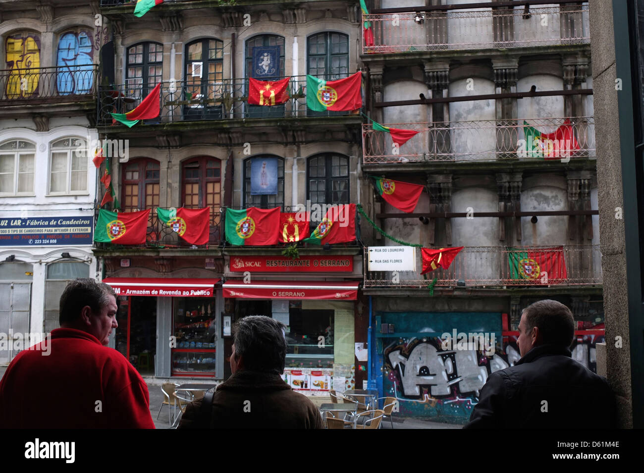 O Porto Portugal Stockfoto