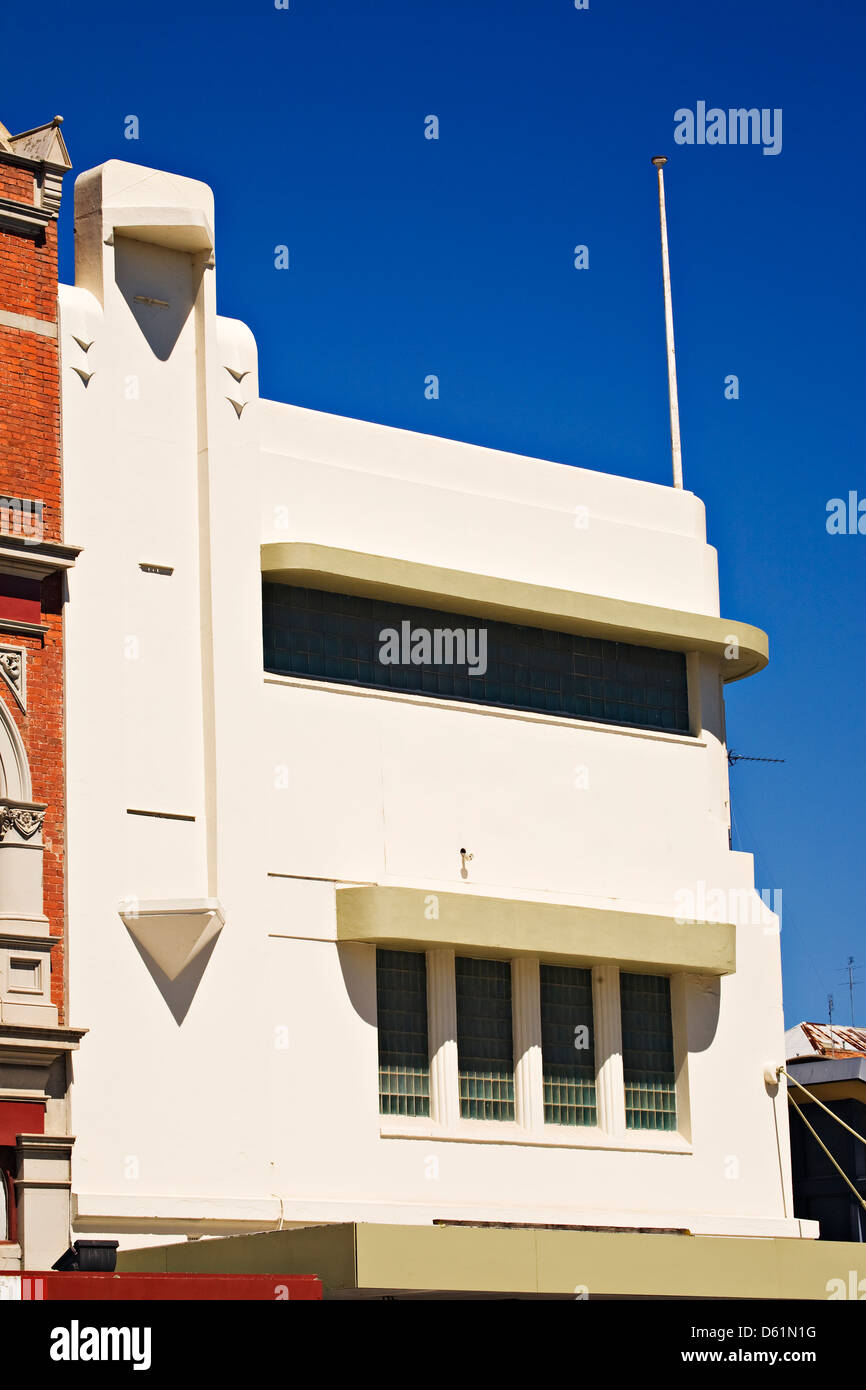 Ballarat Australia / das PPL-Gebäude im Art déco-Stil von 1925 bis 1930 in Ballarat Victoria Australia. Stockfoto