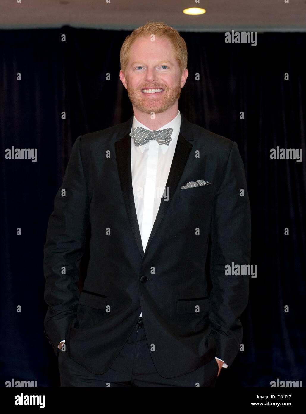 US-Schauspieler kommt Jesse Tyler Ferguson für die 2012 White House Correspondents Association Dinner in einem Hotel in Washington, DC, USA, am 28. April 2012 statt. Foto: Ron Sachs / CNP (Achtung: Embargo bis 4:00 PM EDT, Sonntag, 29. April 2012 - NO New York oder New Jersey Zeitungen oder Zeitschriften in einem Umkreis von 75 Meilen von New York City) Stockfoto