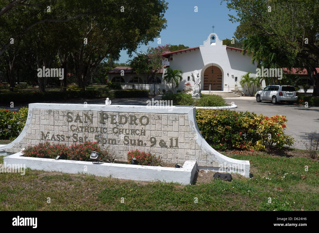 San Pedro Catholic Kirche Islamorada Florida Stockfoto