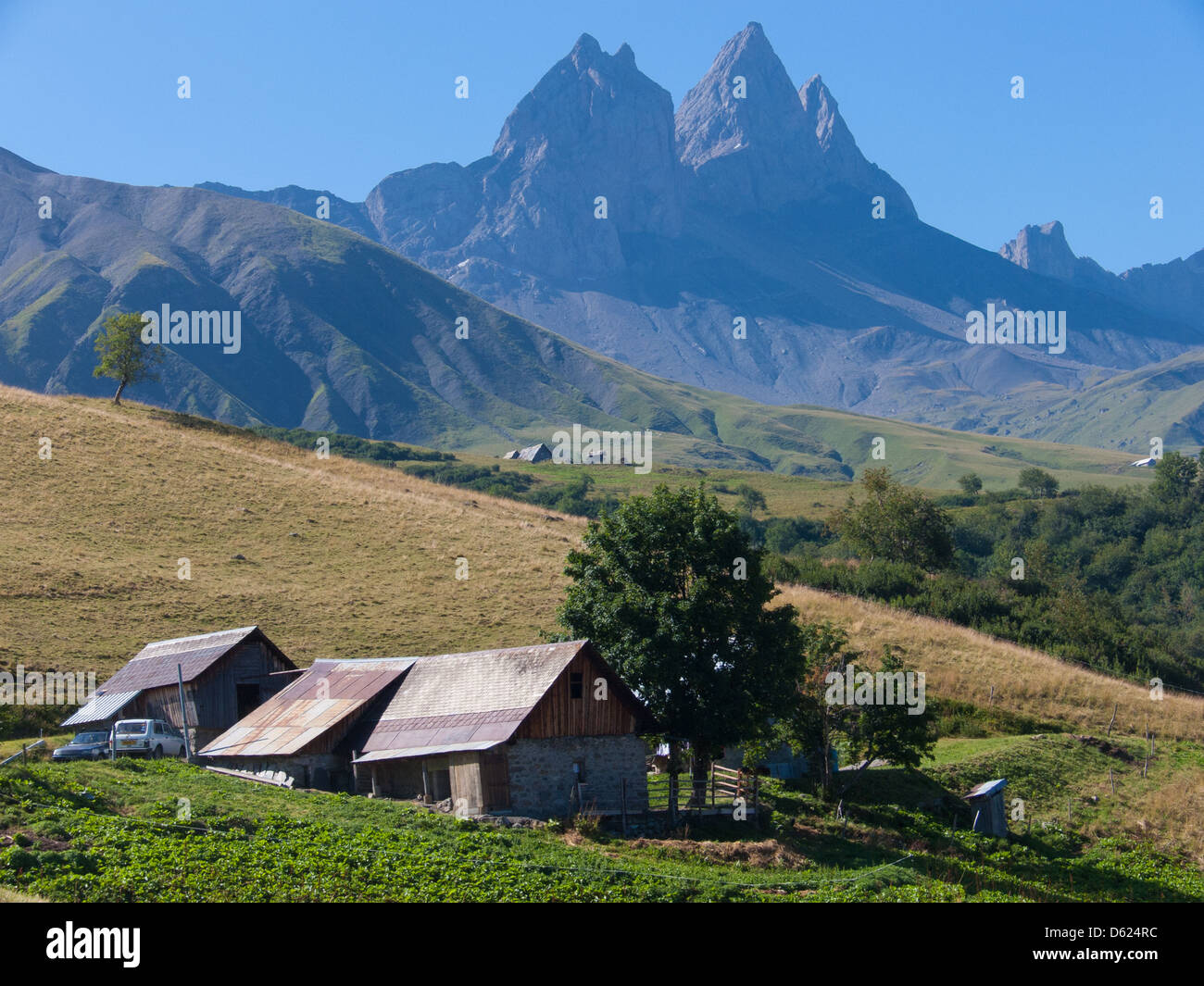 Aiguilles d'arves, haute-Savoie, Frankreich Stockfoto