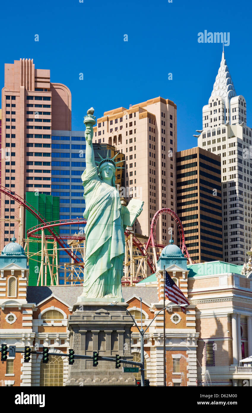 New York New York Hotel in Las Vegas Nevada, USA Stockfoto