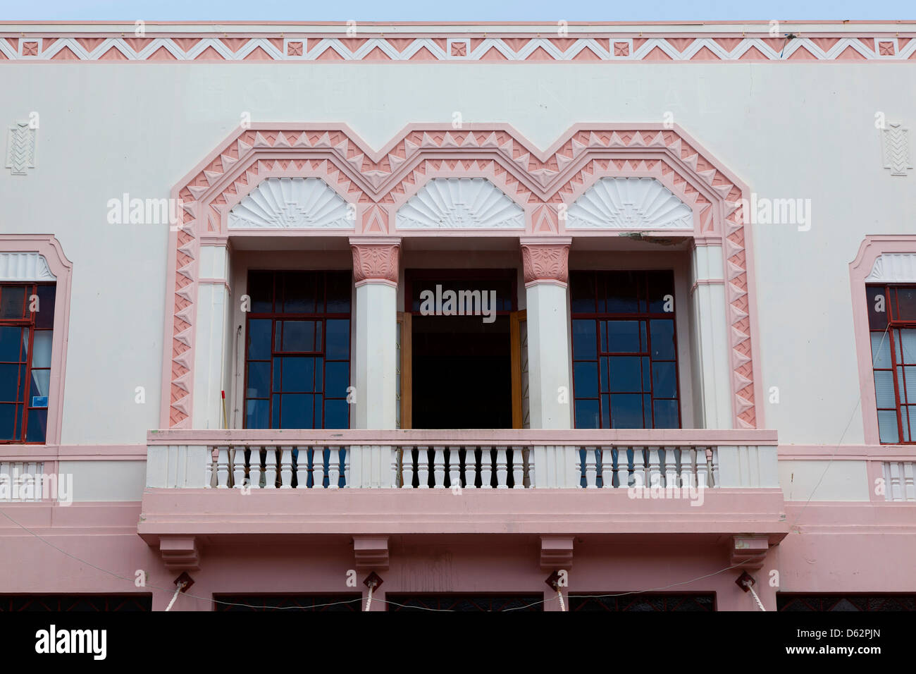 Art Deco Gebäude in Napier, Neuseeland Stockfoto