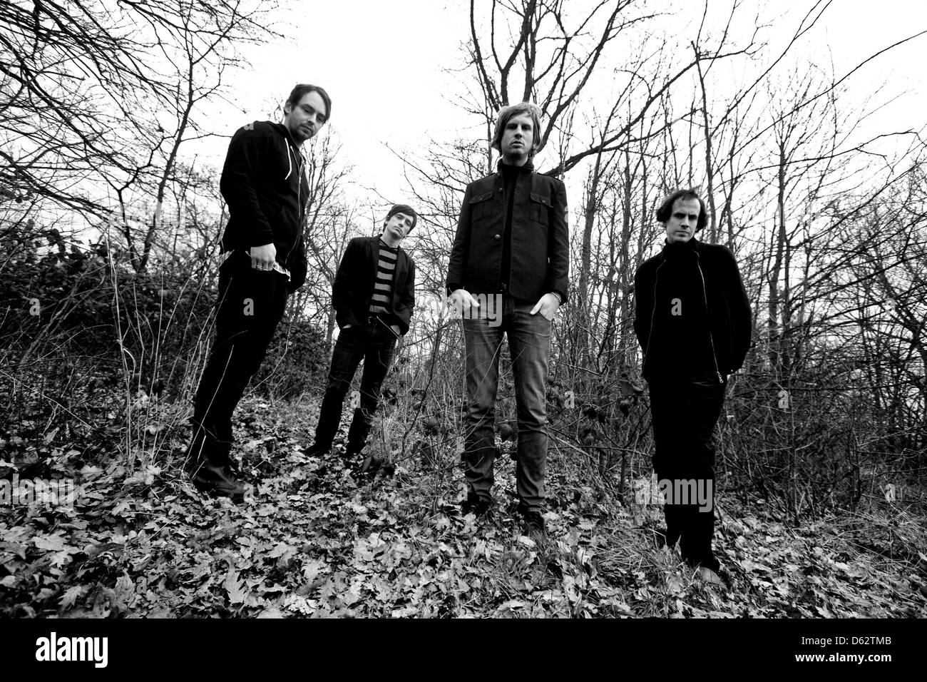 Longview, englische Indie-Rock-Band fotografiert in Camden, London, England. Stockfoto