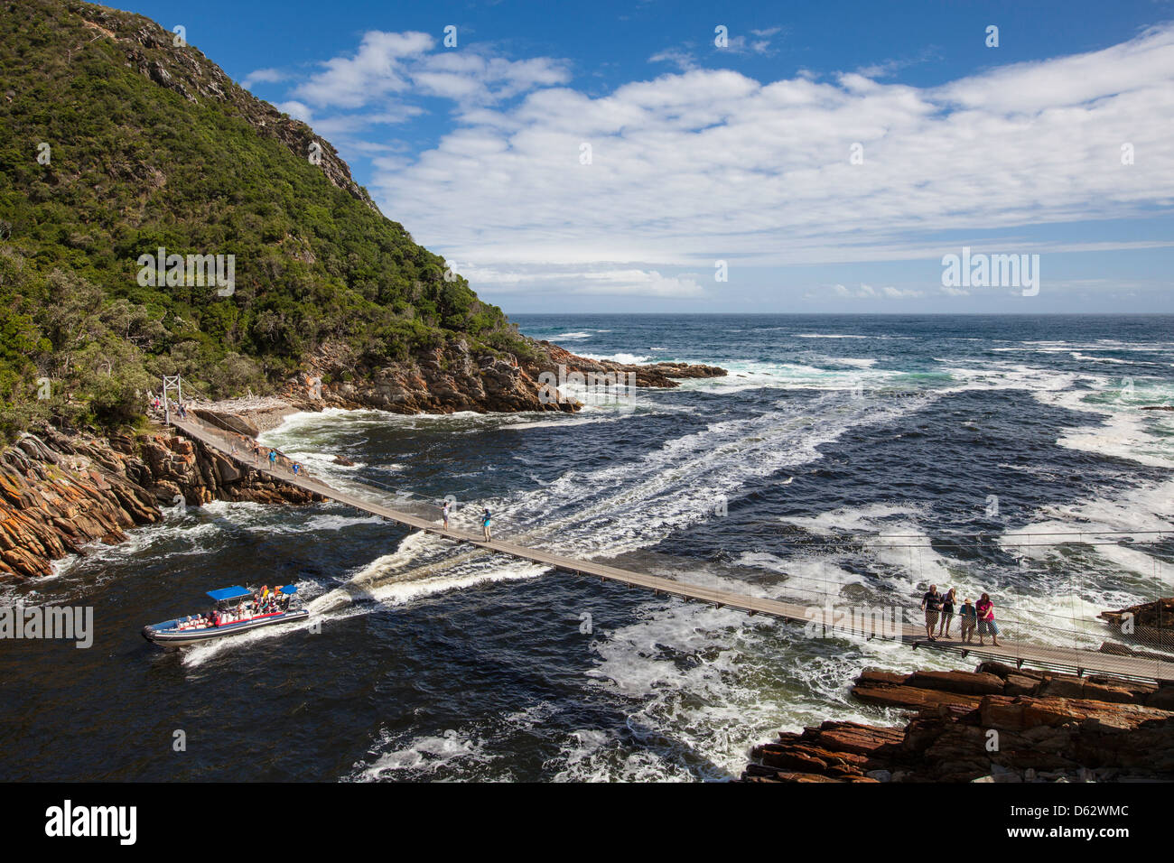 Storms River Mündung, Garden Route, Südafrika Stockfoto