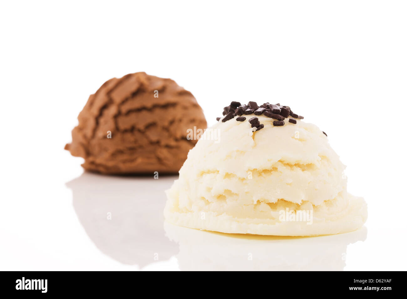 Eine Kugel Eis Auf Italienisch www.alamy.de