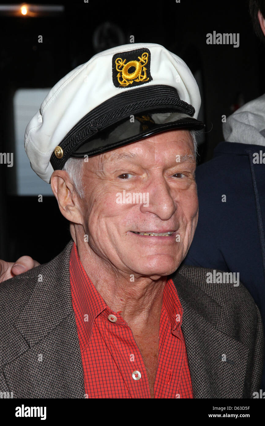 Hugh Hefner Playboy Gründer und Legende Hugh Hefner und Sohn Marston