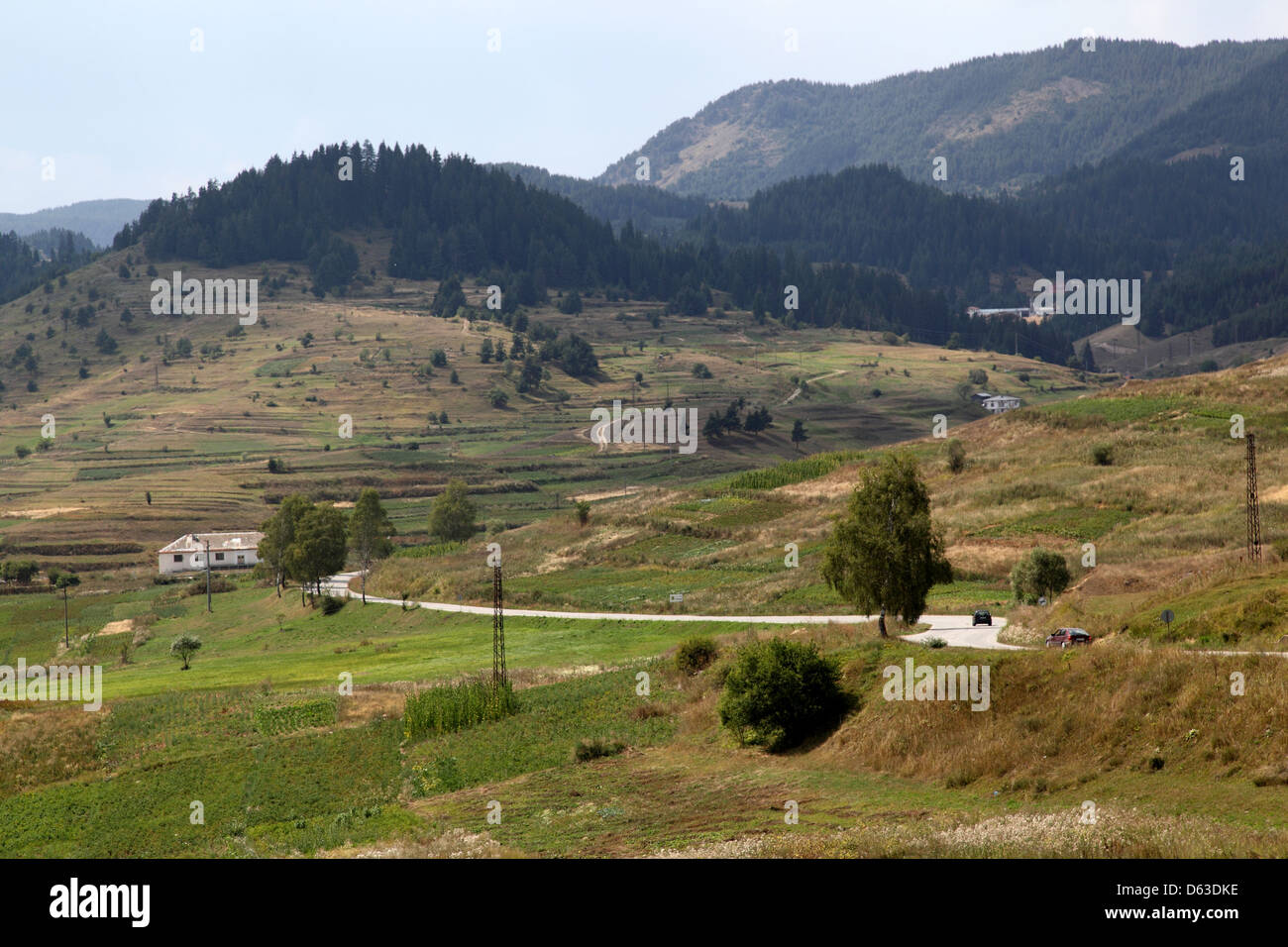 Bulgarien Rodopi Bergdorf Europa Stockfoto